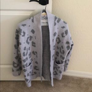 VICI animal print cardigan